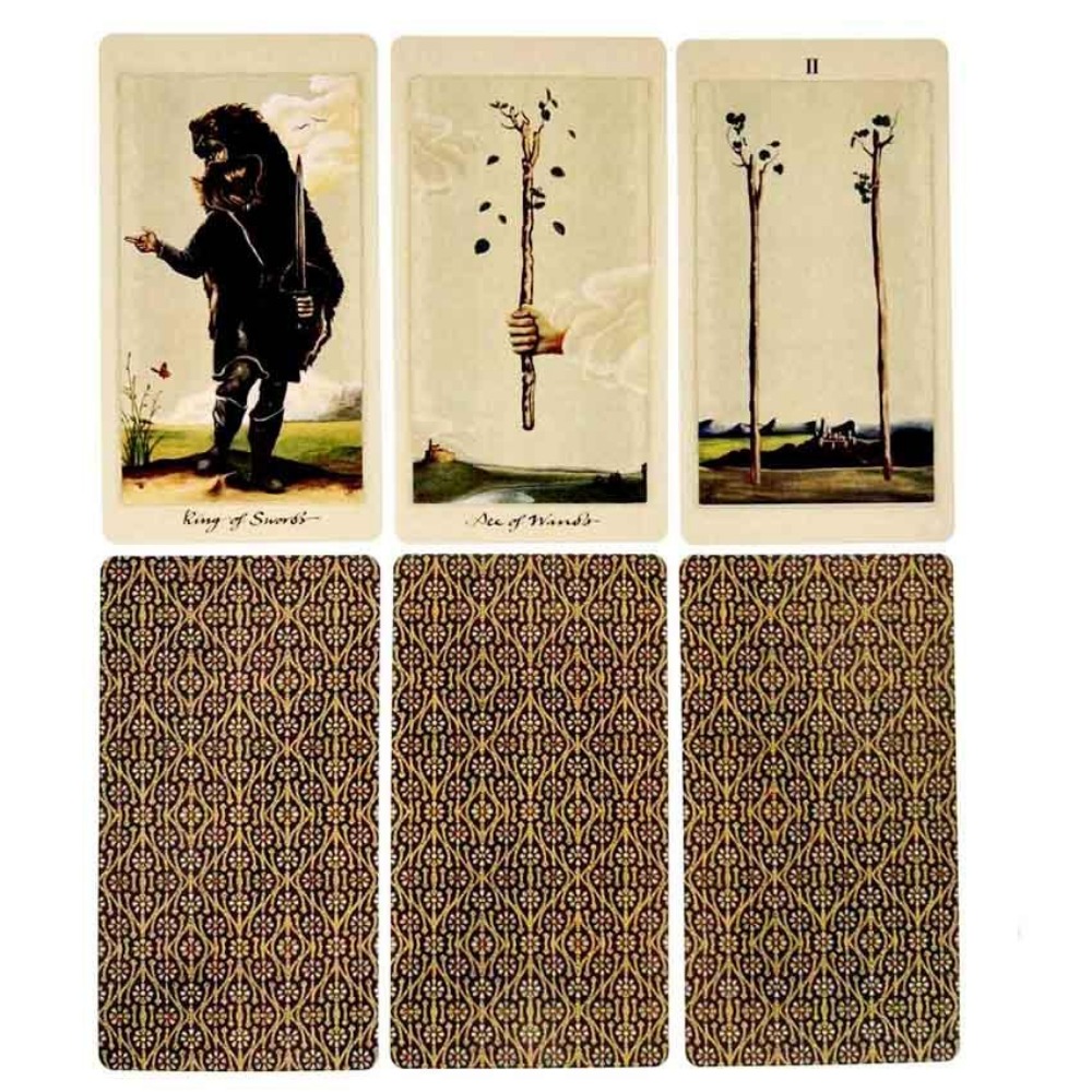Tarot Cards Deck With Guidebook - لعبة Pagan Otherworlds Tarot A 78-Card
