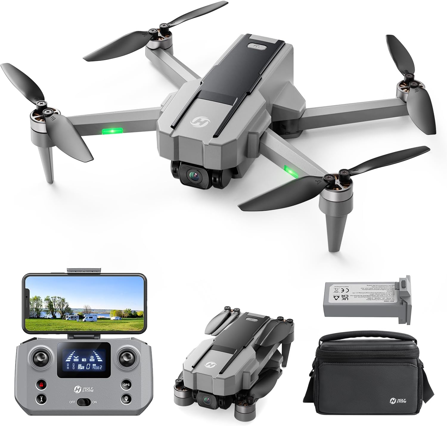 Fpv Brushless Rc Drone 4K - طائرات بدون طيار بكاميرا للبالغين بدقة