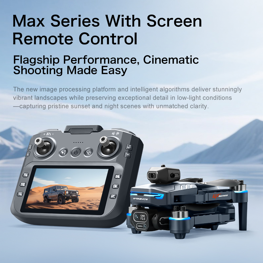 طائرة بدون طيار GT8 قابلة للطي - مراجعة Fpv Brushless Rc Drone 4K وسعره