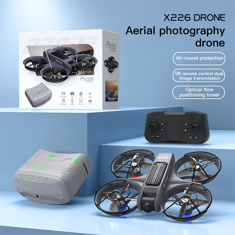 X226 VR طائرة بدون طيار FPV 4K - مراجعة Fpv Brushless Rc Drone 4K وسعره