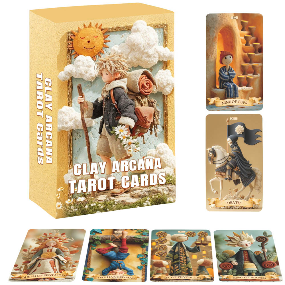 مجموعة بطاقات التارو 78، لعبة  - مراجعة Tarot Cards Deck With Guidebook وسعره