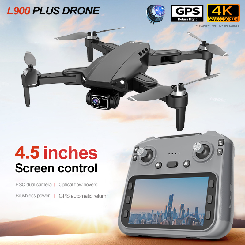 طائرة بدون طيار L900 PLUS مع ن - مراجعة Fpv Brushless Rc Drone 4K وسعره