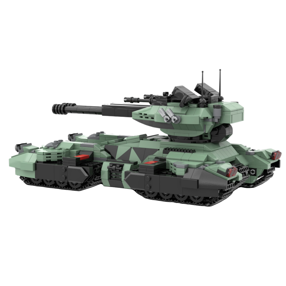نموذج دبابة جريزلي من مكعبات ب - مراجعة Lego Compatible Military Tank وسعره