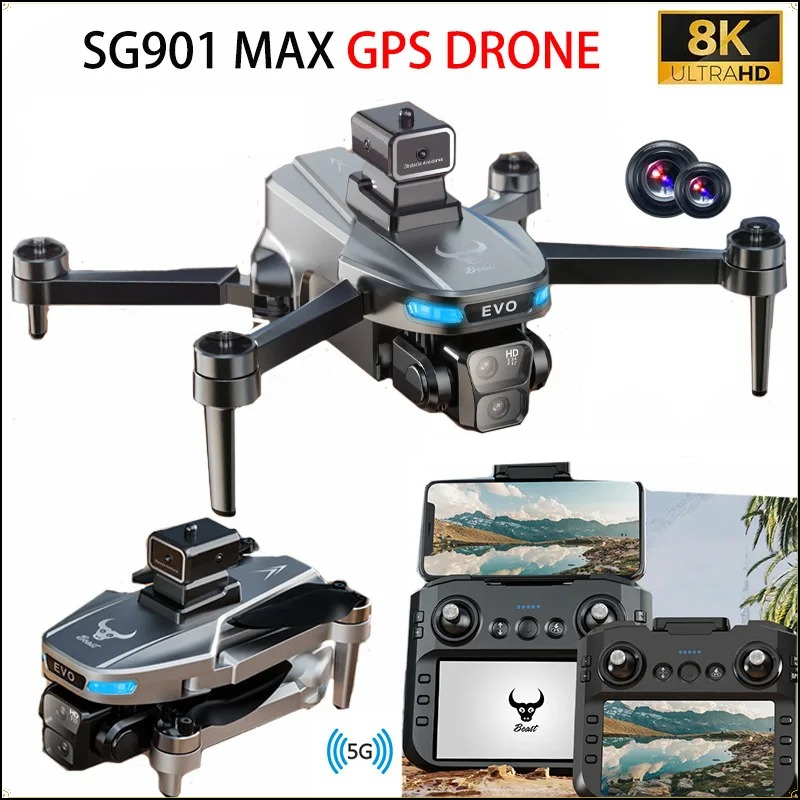 طائرة بدون طيار احترافية بدقة  - مراجعة Fpv Brushless Rc Drone 4K وسعره