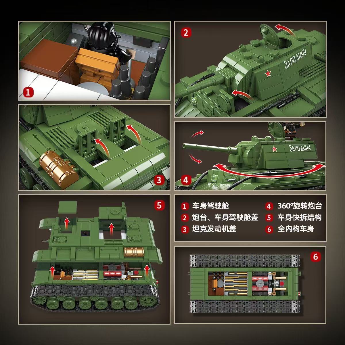 مجموعة مكعبات بناء دبابات الحر - مراجعة Lego Compatible Military Tank وسعره