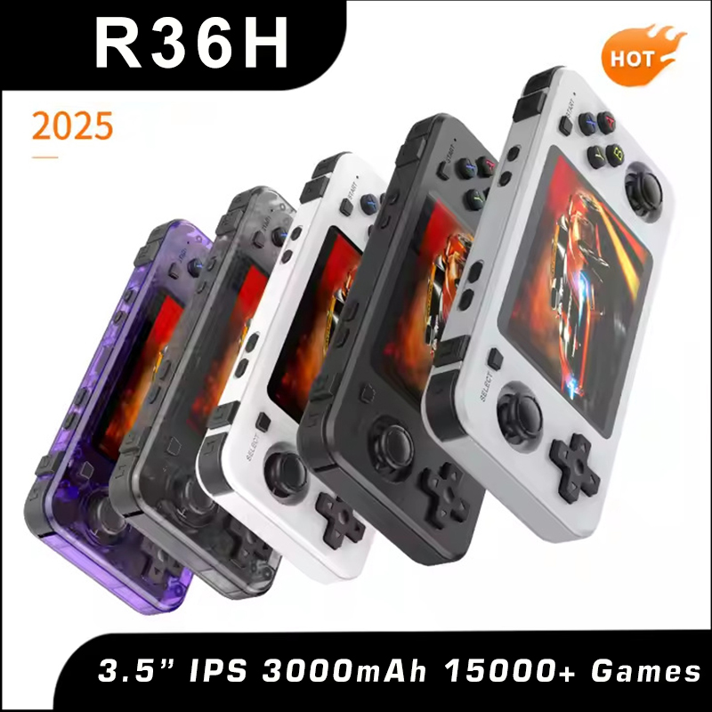 جديد R36H ريترو وحدة تحكم محمو - مراجعة Retro Handheld Game Console R36S وسعره