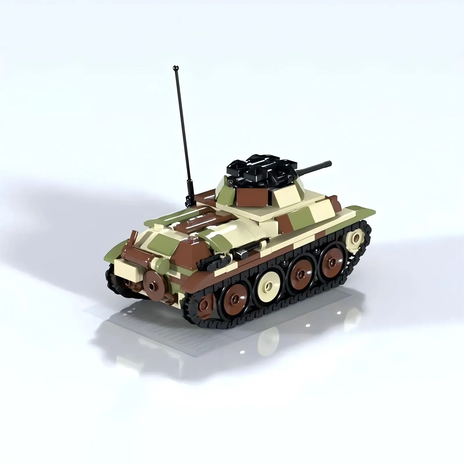 مجموعة مكعبات بناء مركبة قتال  - مراجعة Lego Compatible Military Tank وسعره