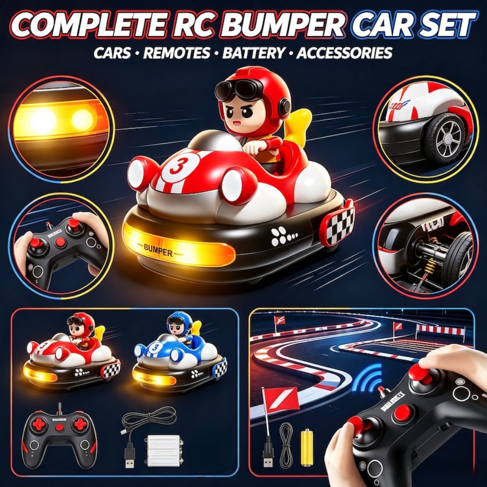 سيارة تصادم كرتونية للعب لشخصي - مراجعة Remote Control Toys وسعره